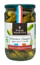 Cornichons Francais Aigres-Doux à l'Aneth BIO 72cl - 360g